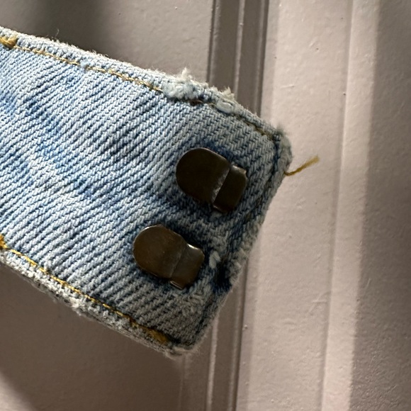 Zara Denim Bralette - NWT S - Picture 3 of 7